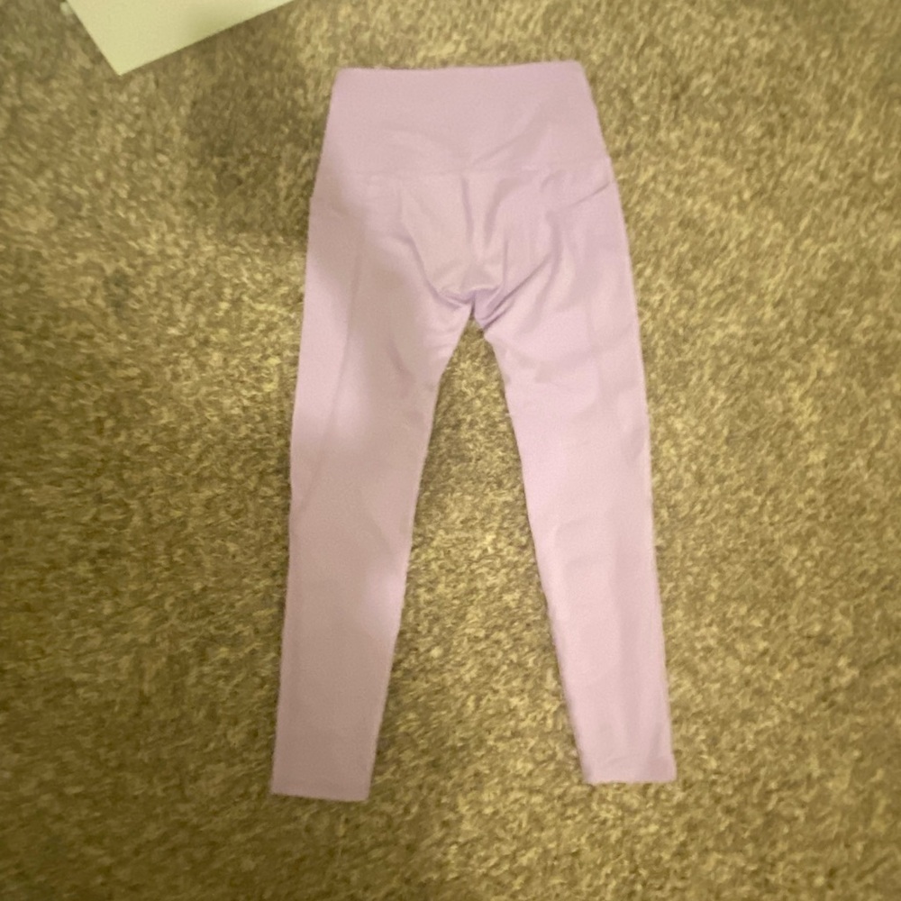 Purple leggings
